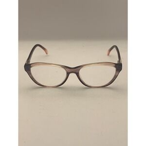 Corinne McCormack Chloe Eyeglasses 50-17-140 Purple Pink Good Cat Eye Frames